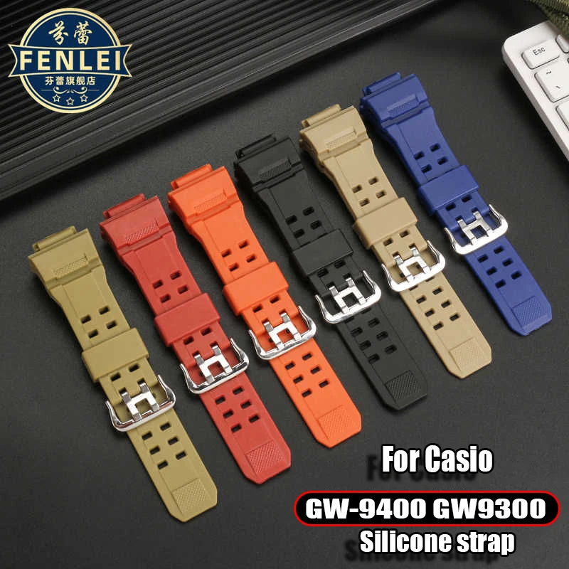カシオ用シリコンウォッチバンド,カモフラージュカラー,メンズアクセサリー,gショックgw9400,gw 9300, G-9200