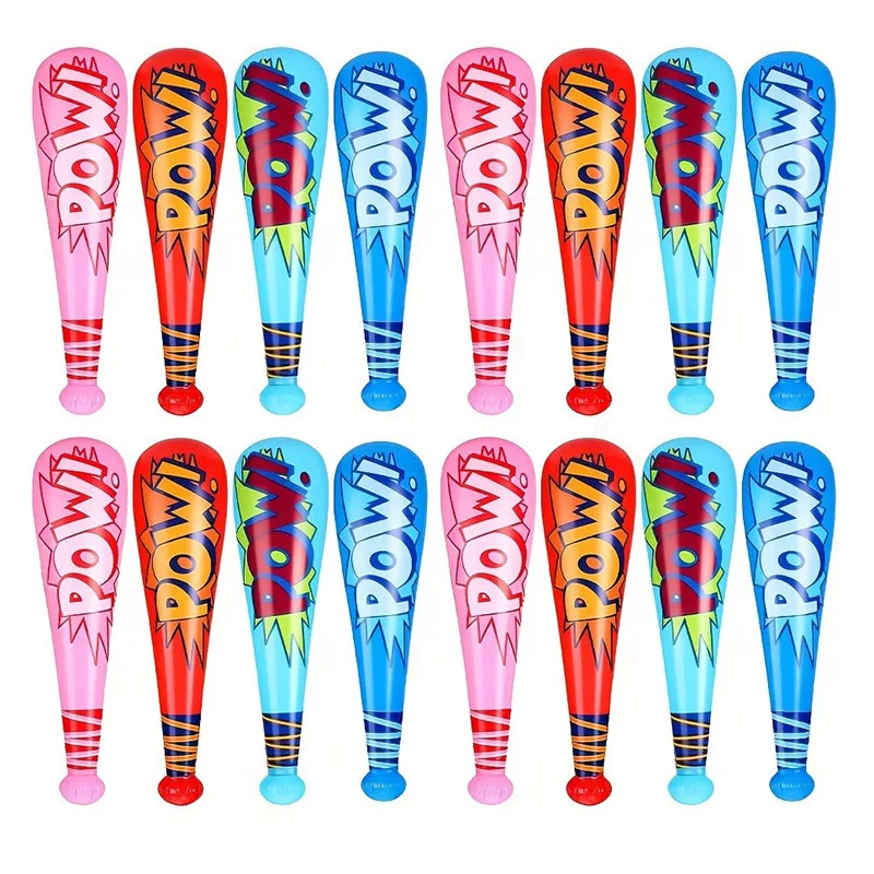 Globos inflables de bate de béisbol, recuerdos de fiesta, decoraciones de fiesta, juegos interactivos y artículos para fiestas de animación en equipo, globos de fiesta