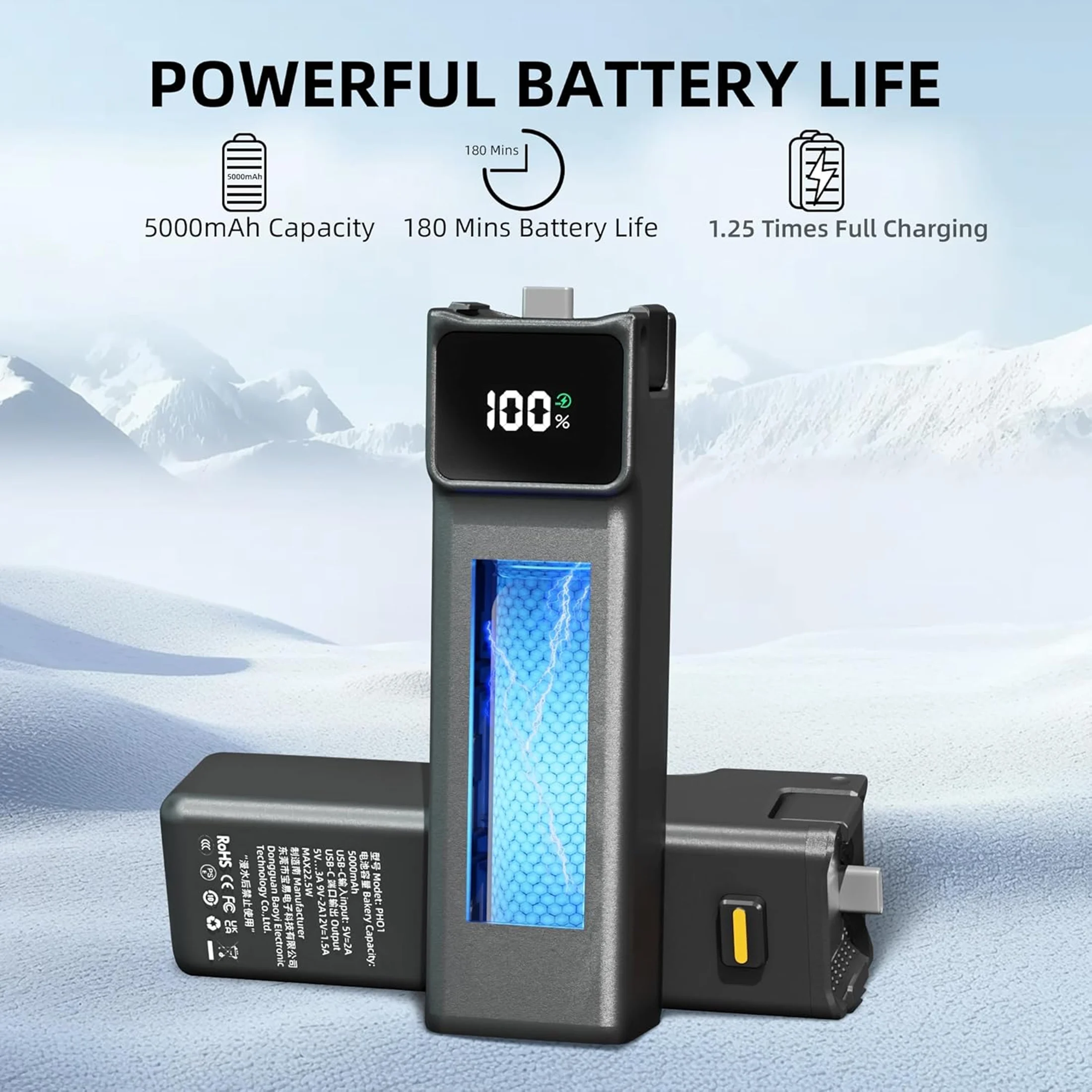 Pocket 3/4 Fast Charging Battery Controller and DJI Osmo Pocket3/4, Por Extra and Reserved 1/4