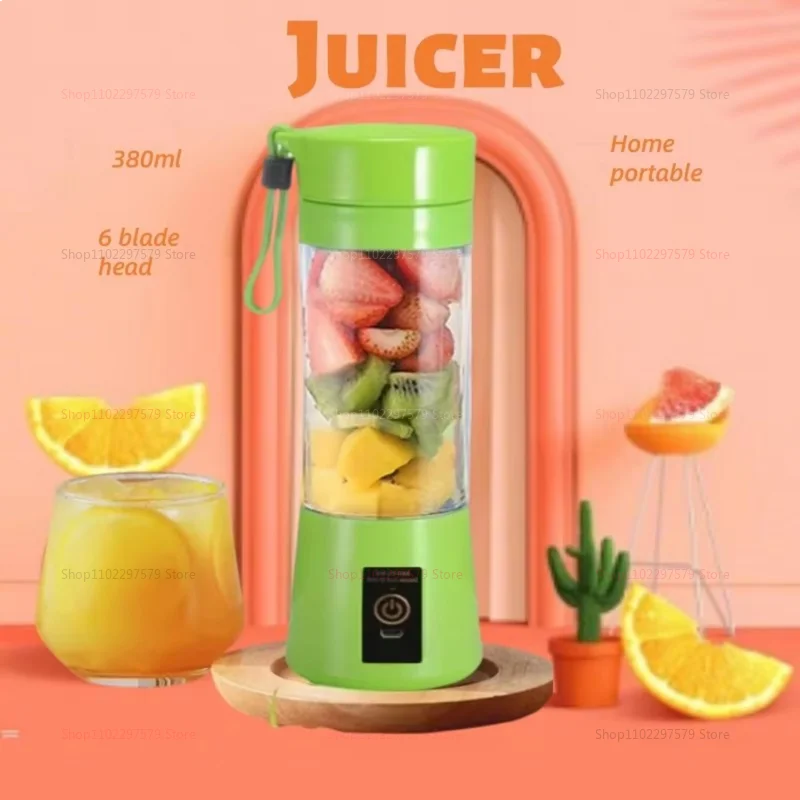 Electric Juicer Mini Portable Blender Fruit Mixers Fruit Extractors Multifunction Juice Maker Machine Blender Smoothies Mixer