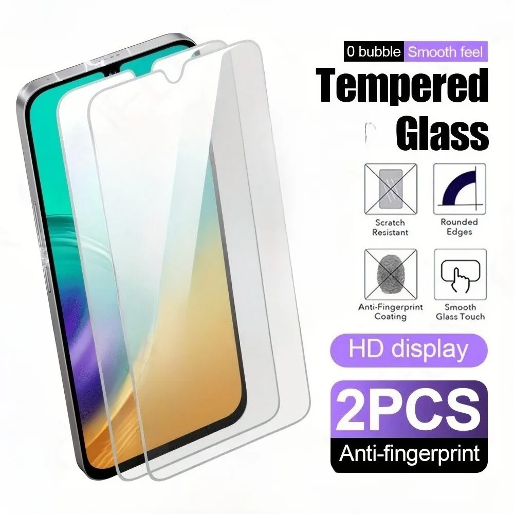 2 Stück HD Clear Displayschutzfolie für Samsung Galaxy A15 A26 A36 A56 A55 A53 5G gehärtetes Glas für Samsung A13 A16 A25 A35 A41 A73