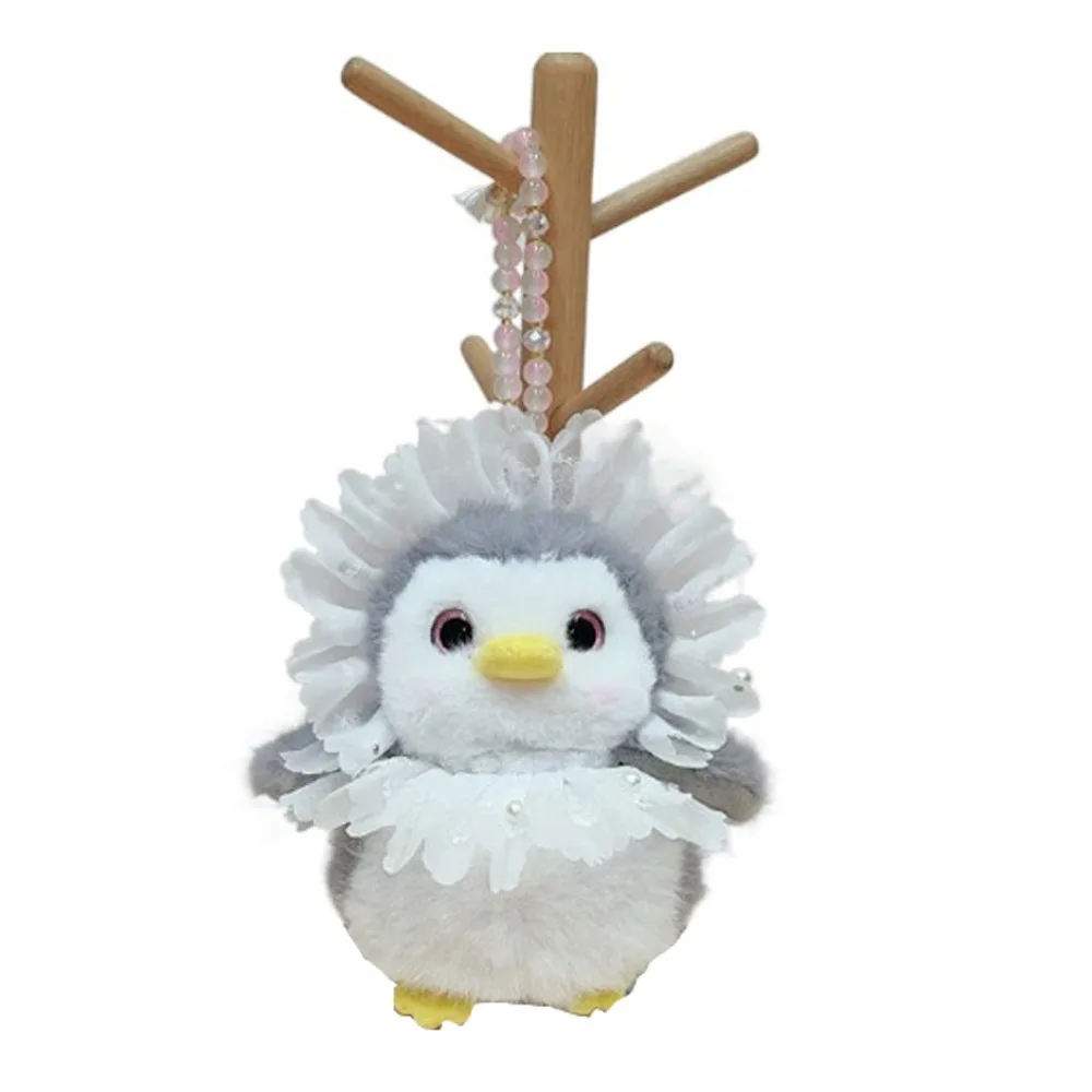

Apron Penguin Plush Keychain Dressed Collection Penguin Car Keyring Comfort Cartoon Simulation Animals Plush Toy