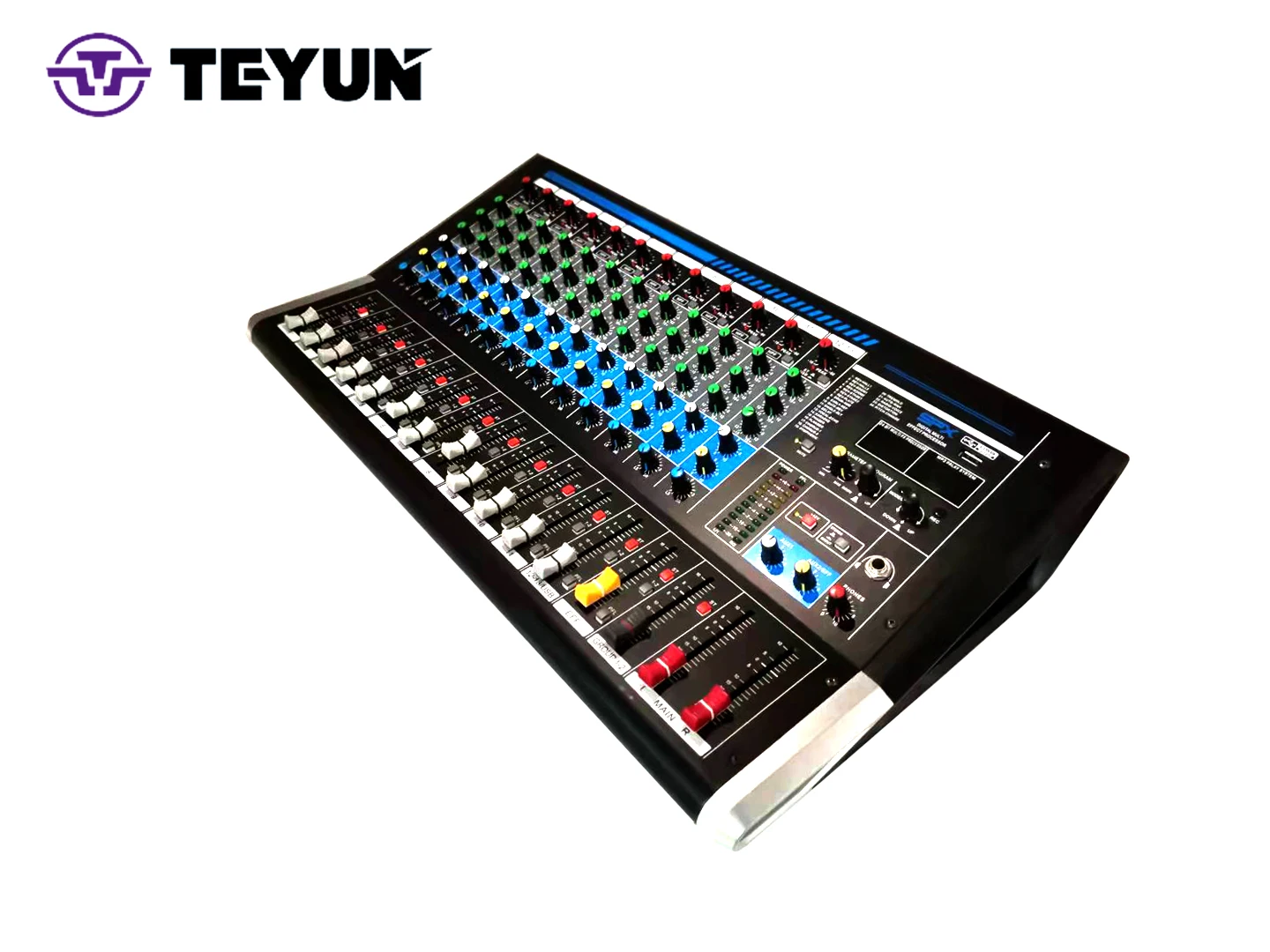 TEYUN E12 Large professional 12 -channel sound card audio interface application perfectly repair sound for performance for dj