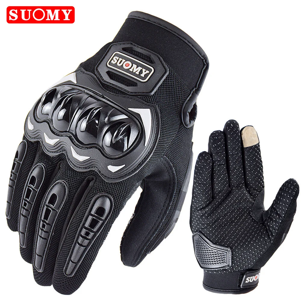 Suomy Motorcycle Gloves Motorbike Gloves Touch Screen Breathable Guantes Moto Gloves Racing Summer Spring Men Women Luva Moto DH — 1