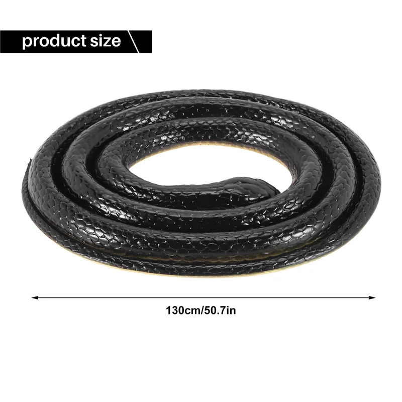 1. واقعية المطاط وهمية الثعابين سفاري الدعائم هالوين نكتة خدعة هدية