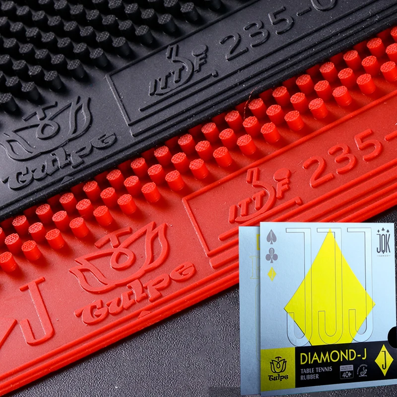 

TUTTLE Tulip DIAMOND-J Table Tennis Rubber Long Pimples OX ITTF Approve Ping Pong Rubber Loop Fast Attack Gums for Training