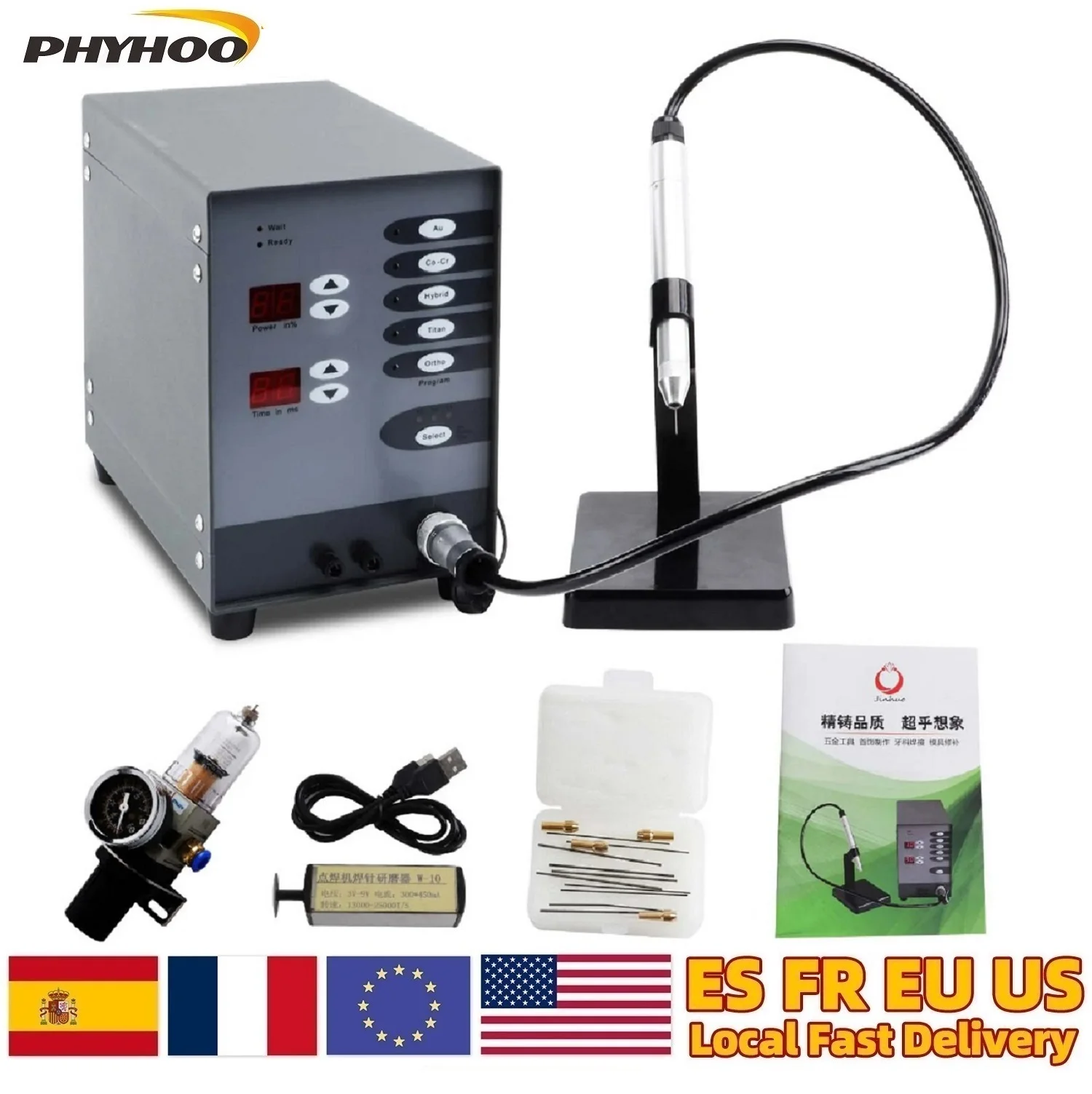 

CNC Automatic Spot Welding Machine 110V/220V Pulse Argon Arc Welder for Jewelry Gold Silver Stainless Steel Precision Welding