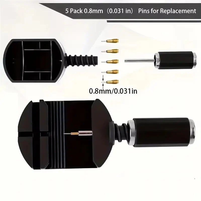 52Pcs/Set Professional Watch Repair Tool Kit Including Lug Presses