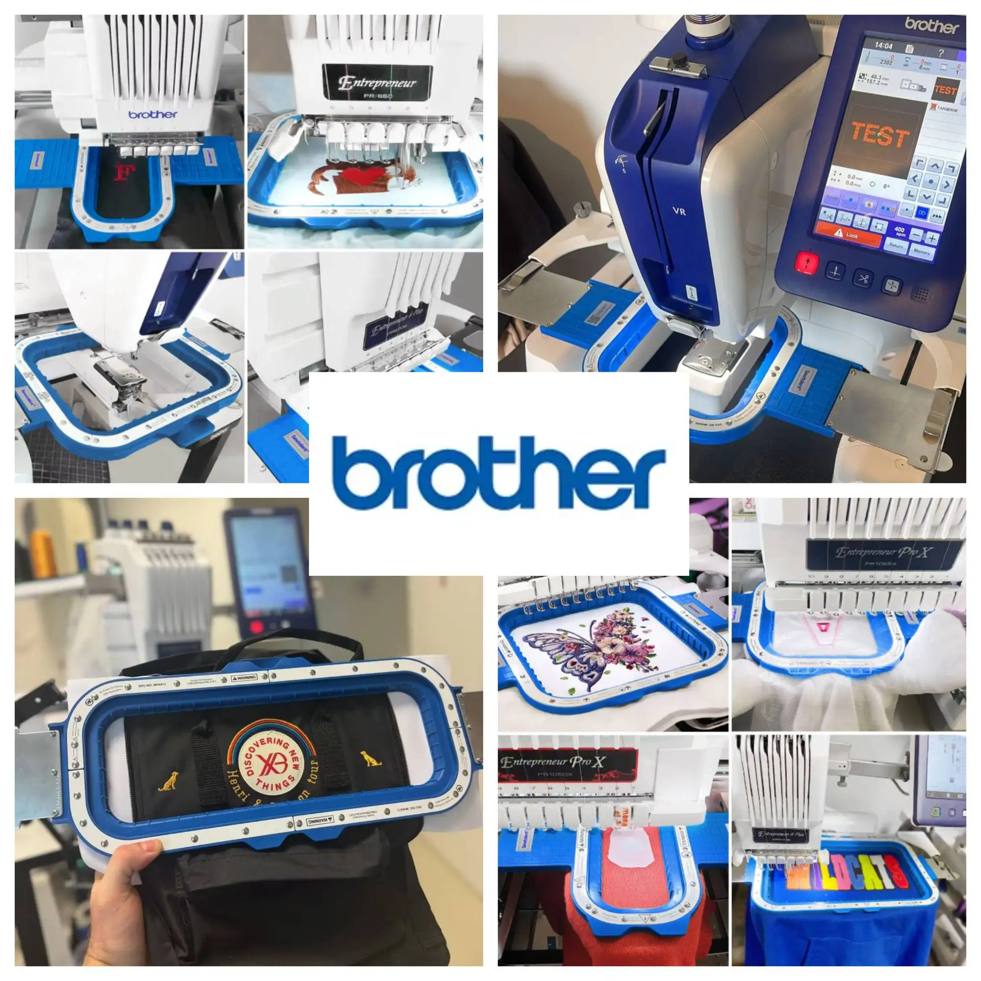 for Brother Magnetic Hoops embroidery machine pr1055x pr1000 pr680 prs100/vr pr1x Mighty Hoop for embroidery machines