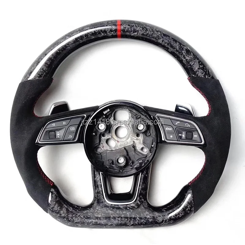 

Кованое рулевое колесо из углеродного волокна для A4 B9 A5 A3 S4 S5 RS4 RS5 2017 2018 2019 2020 2021 2022