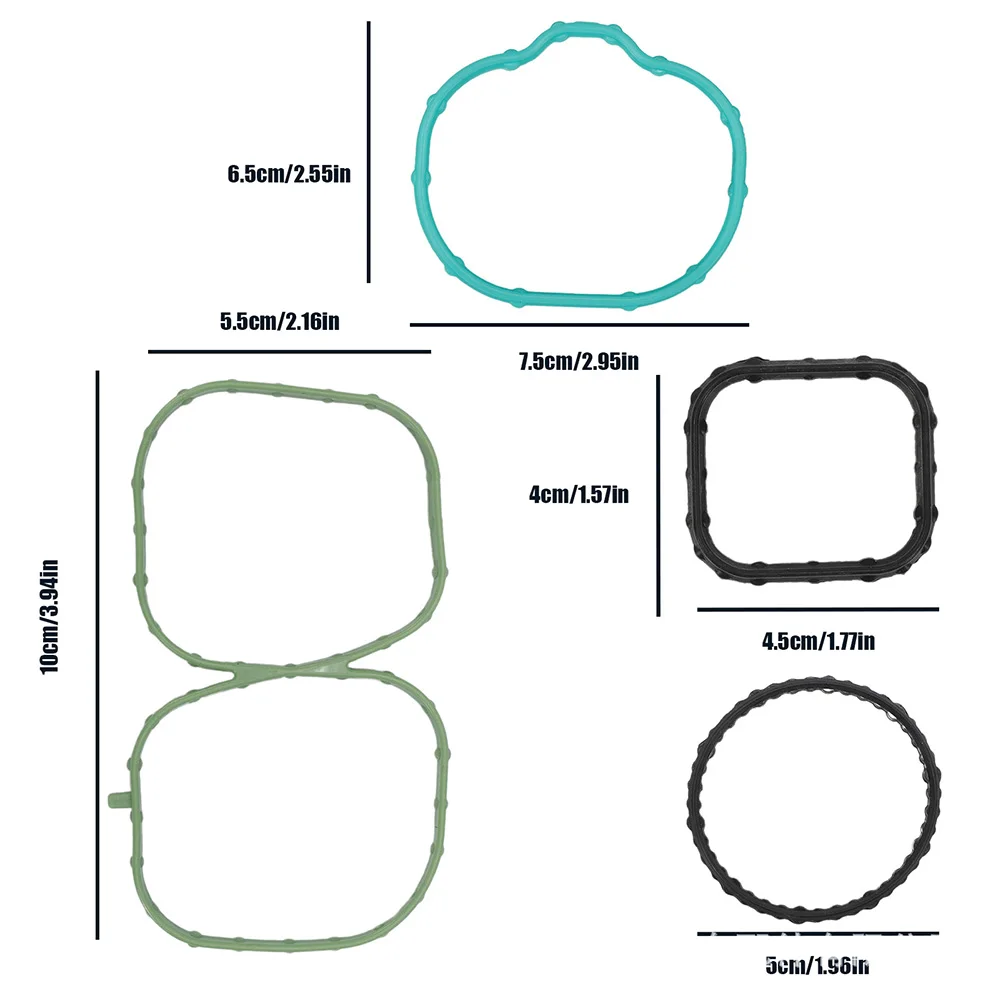 Gasket Pengganti Langsung Gasket Intake Manifold Pengganti Mesin Gasket Pas Langsung Pengganti OE Desain Praktis