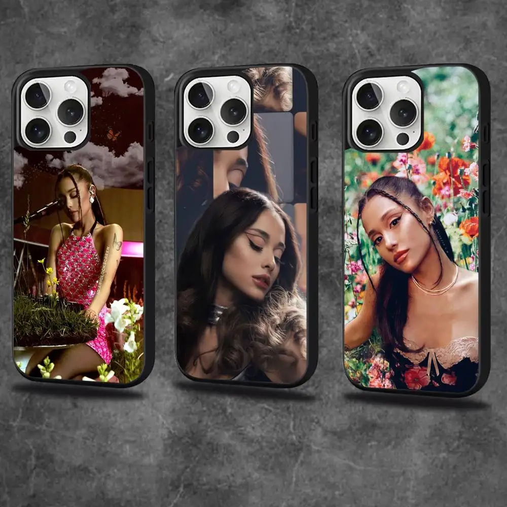 

A-Ariana Singer G-Grandes Phone Case For iPhone 16,15,14,13,12,11,Pro,Max,Plus,Mini,SE4,E Magnetic Magsafe Wireless Charging