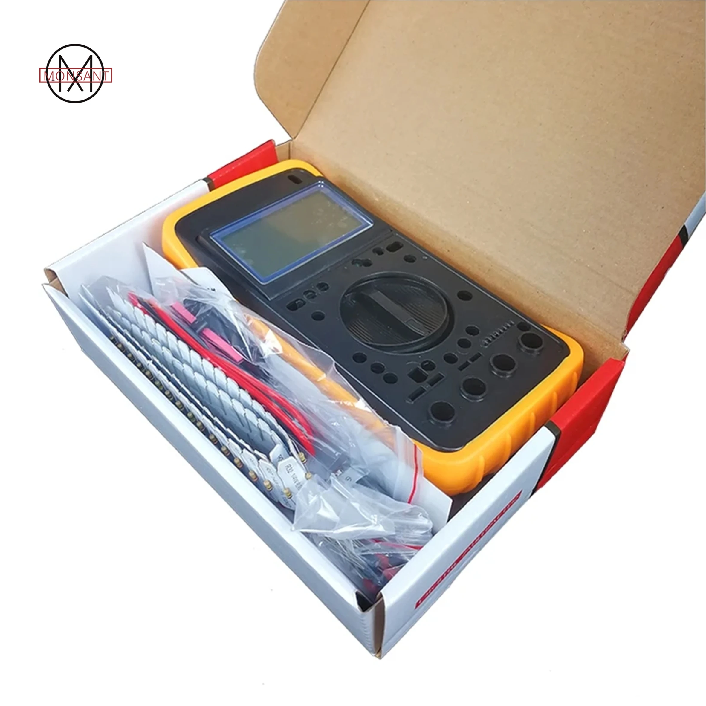 Digital Multimeter Teaching Kit DT9205A Multimeter Welding Training DIY Spare Parts Production Kit