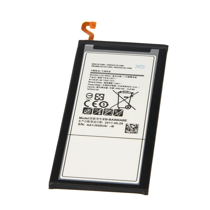 Replacement Battery For Samsung 2016 Edition Galaxy A9 A9000 SM-A9000 EB-BA900ABE Rechargeable Phone Battery 4000mAh