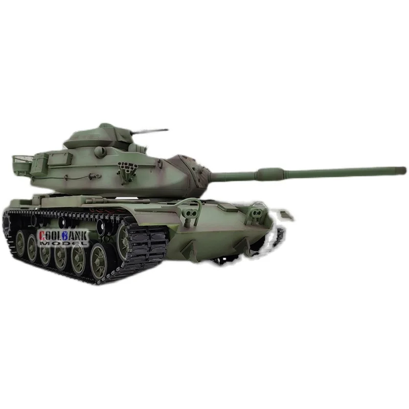 Tongde 1/16 U.S M60A3 Patton Tank Metal Model Remote Control Off-Road Battle Tank Toy Compatible with Henglong 7.0 Motherboad