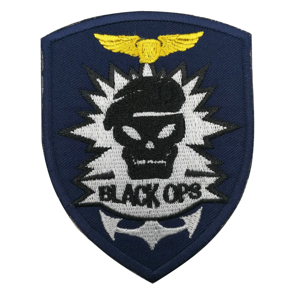 Task Force 141 3D Black Ops TASK FORCE Patches Special Forces Military Army Tactical Embroidery Patches Badges Armband