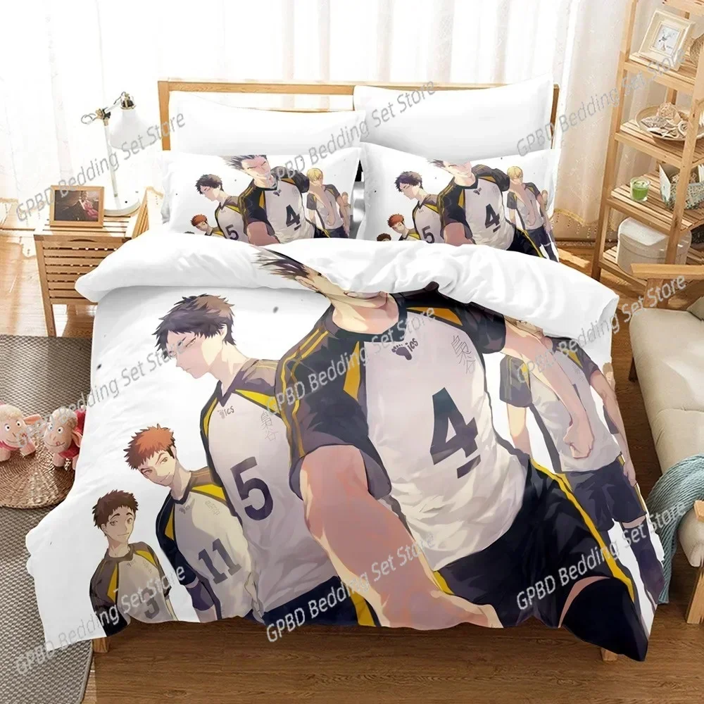 

Haikyu 3D NEW Duvet Cover Pillowcase Bedding Set Adult Boy Girl Bedroom Decoration Children Single Double Large