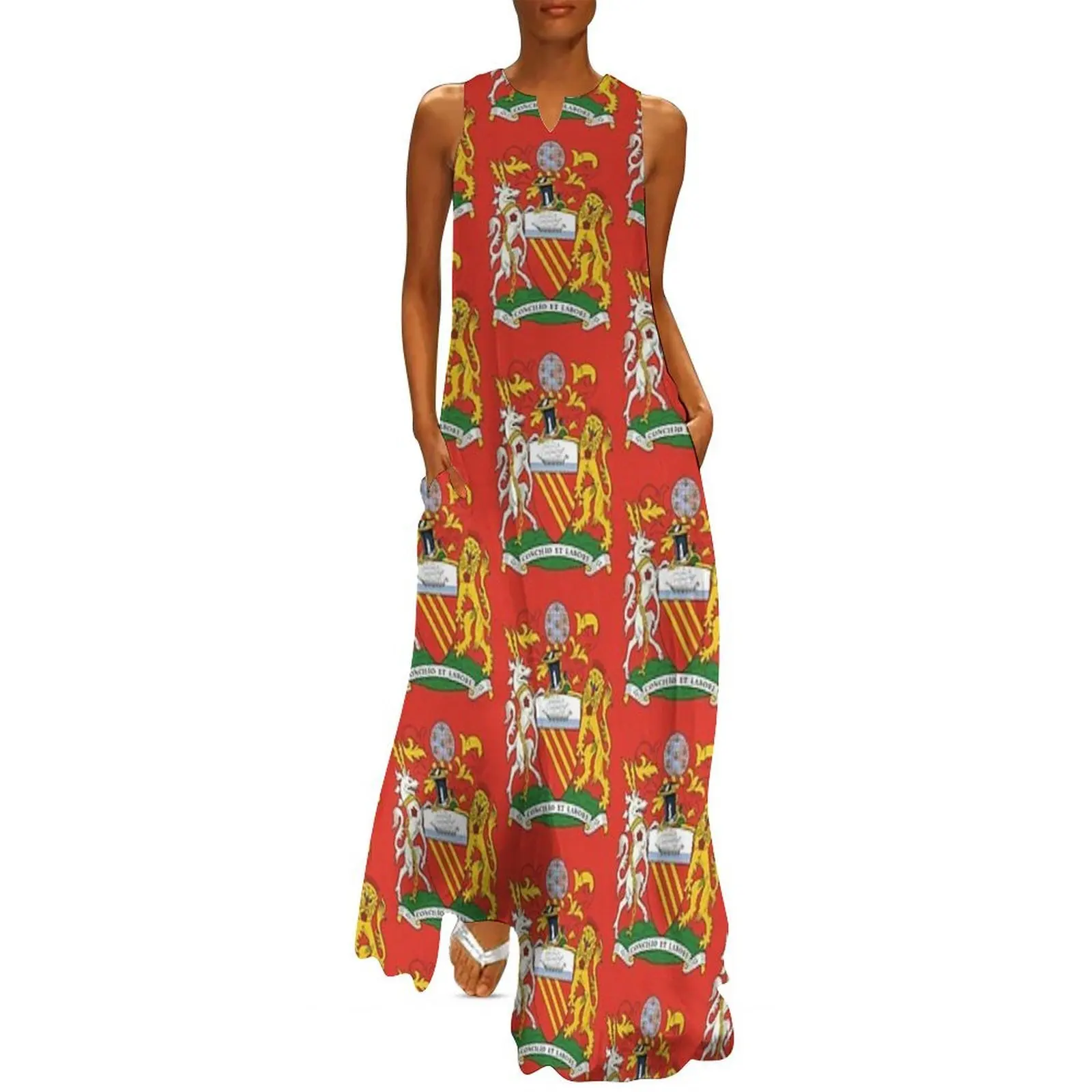 

1902 Logo Long Dress Female clothing sensual sexy dress for women Beachwear dresses for special events