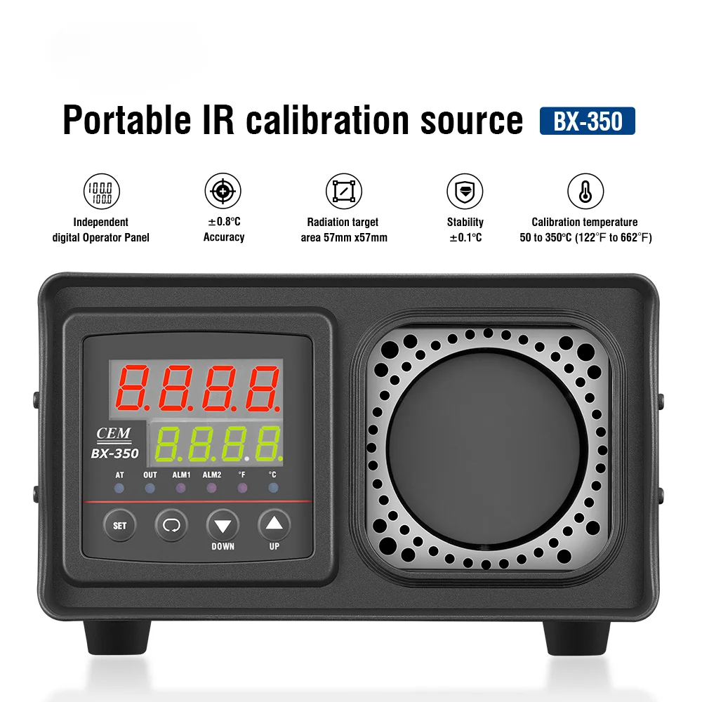 Décent brateur de température IR portable professionnel, 50 °C ~ 350 °C, 10minutes de temps de chauffage