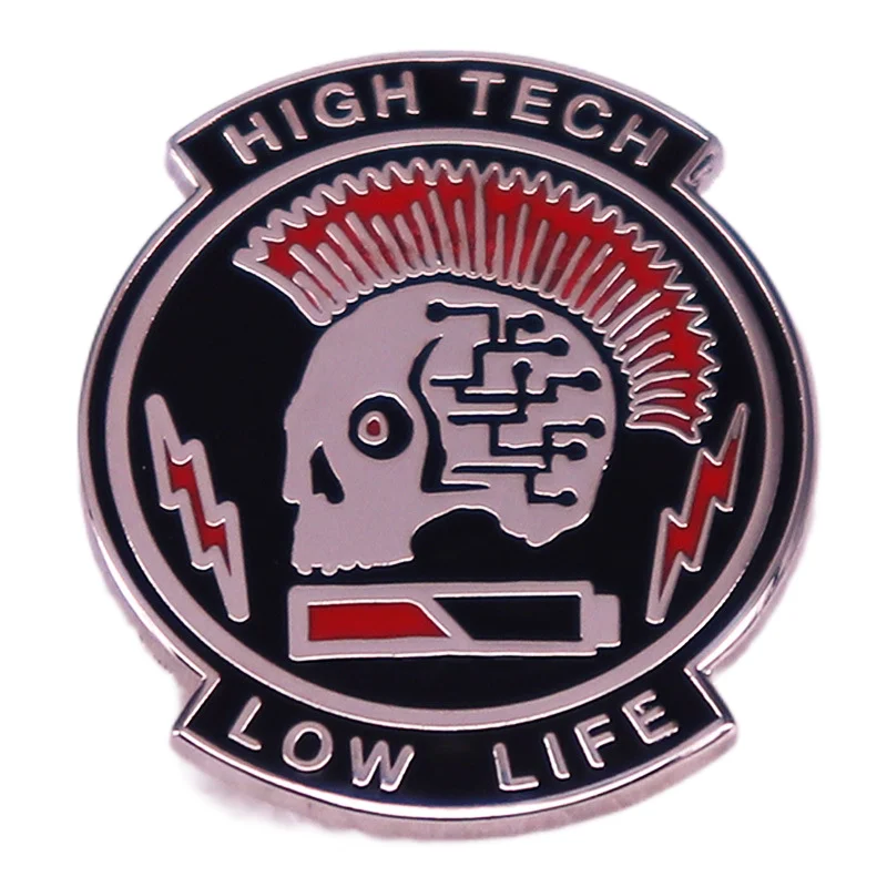 Punk Hi-Tech Low Life Brooch Game Badge Accessories