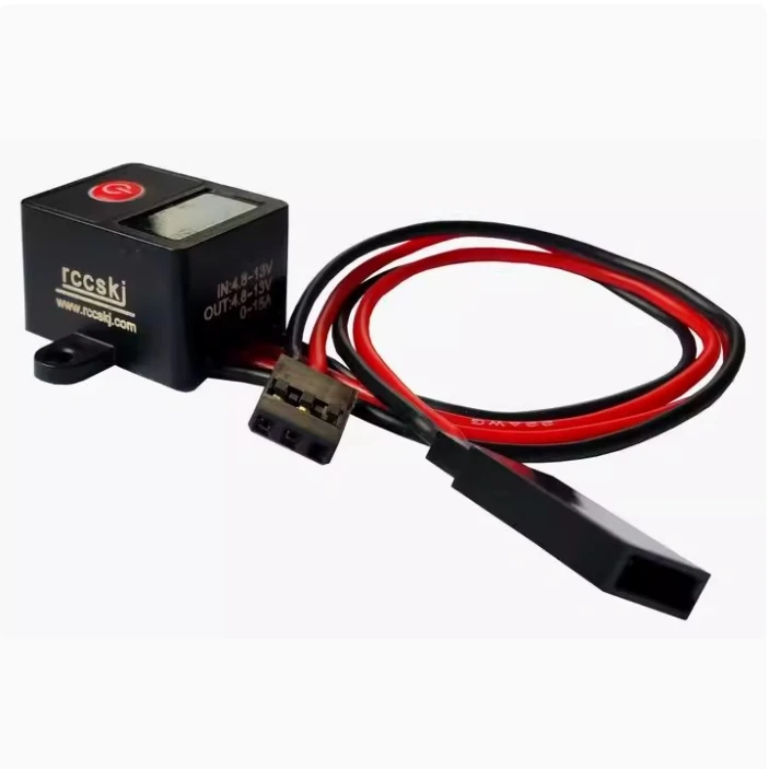 Interruttore di alimentazione elettronico impermeabile 30A per modelli Nitro di barche per auto RC con design antipolvere