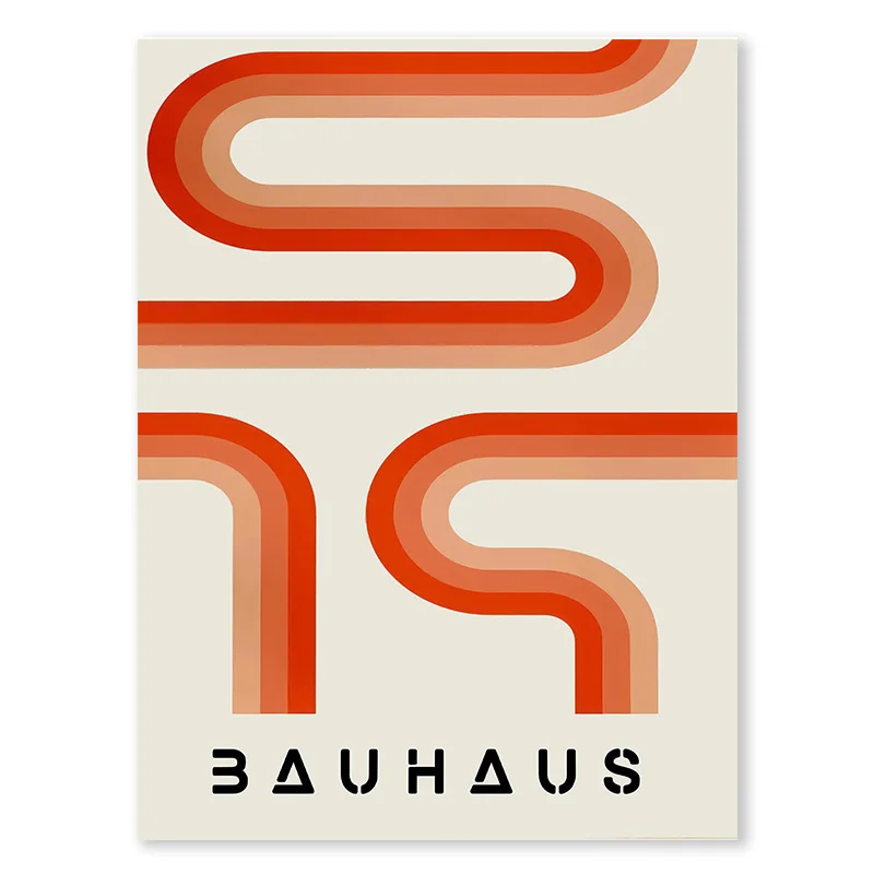 Abstracte Blauwe Kleur Blok Bauhaus Poster Nordic Geometrische Lijnen Canvas Schilderij Print Foto Moderne Slaapkamer Muur Kunst Home Decor