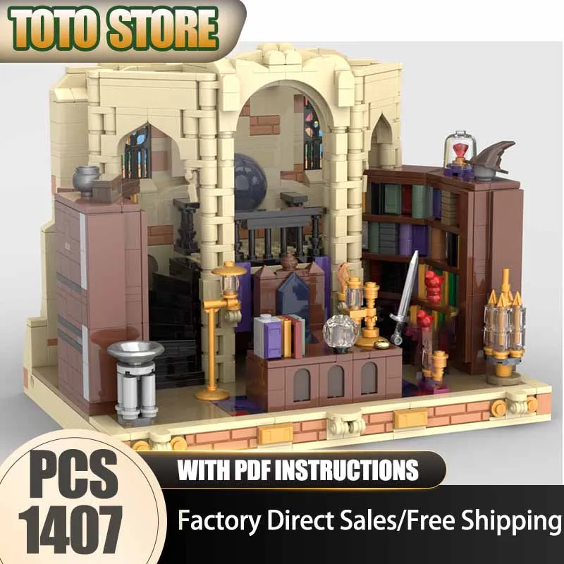 Briques de construction populaires pour modèles de films, modèles de bureaux modulaires, blocs de vue de rue technologiques, ensemble de Noël, jouets DIY, cadeaux