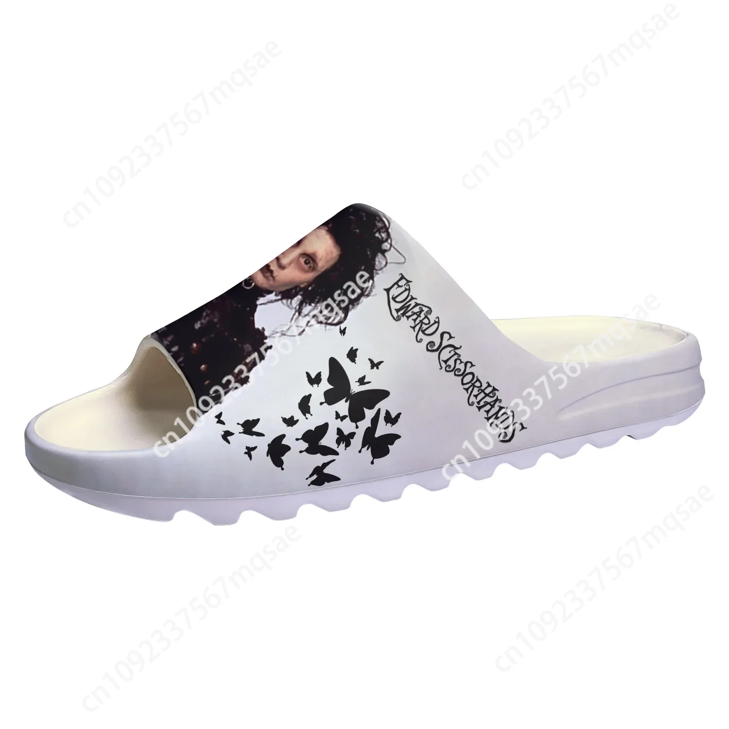 Edward Scissorhands Movie Soft Sole Sllipers Home Clogs Customized Step On Water Shoes Mens Womens Teenager Sandals