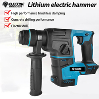 Electric Goddess Brushless Impact Hammer 21V Cordless Hammer Drill Function Multifunctional Steel Concrete Wood For Makita 18V