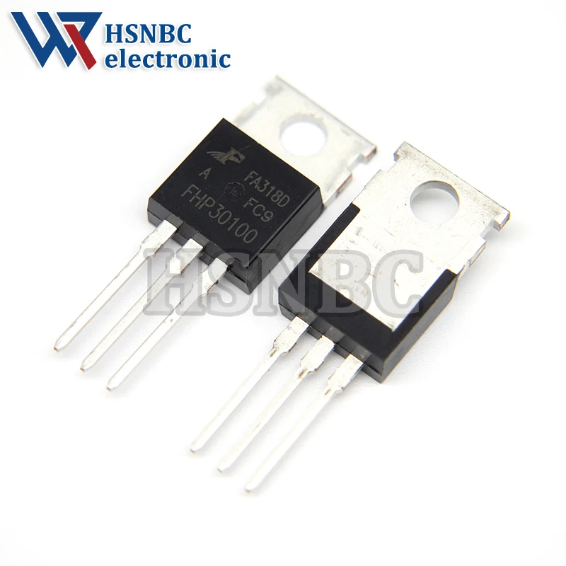 10PCS FHP30100 FHP30100A 30100 TO-220 30A 100V Schottky Diode 100% New Original