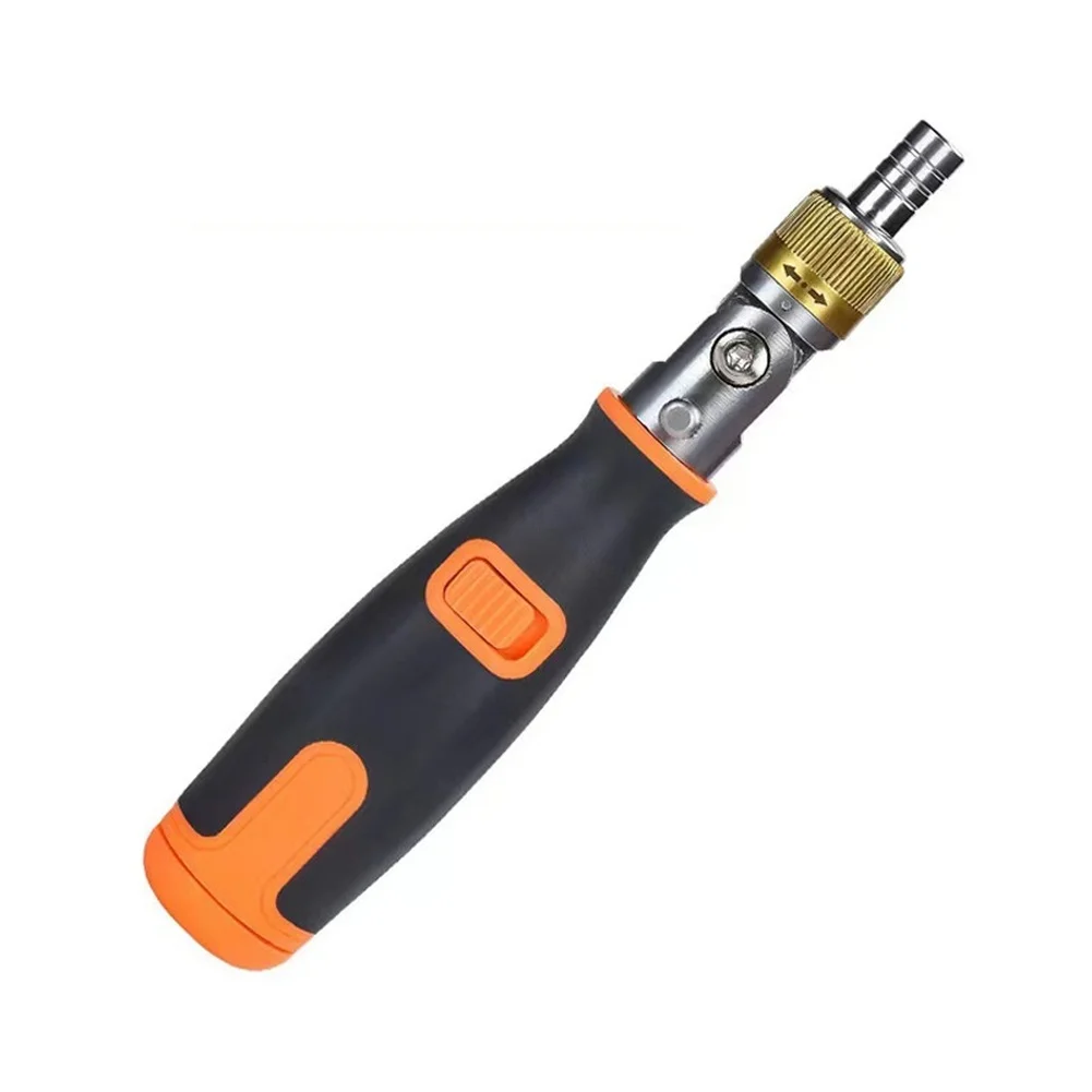 10-in-1 Multi Angle Bidirectional Ratchet Screwdriver Set With Cross Flathead Bits For Home Repairs Assembly Tasks