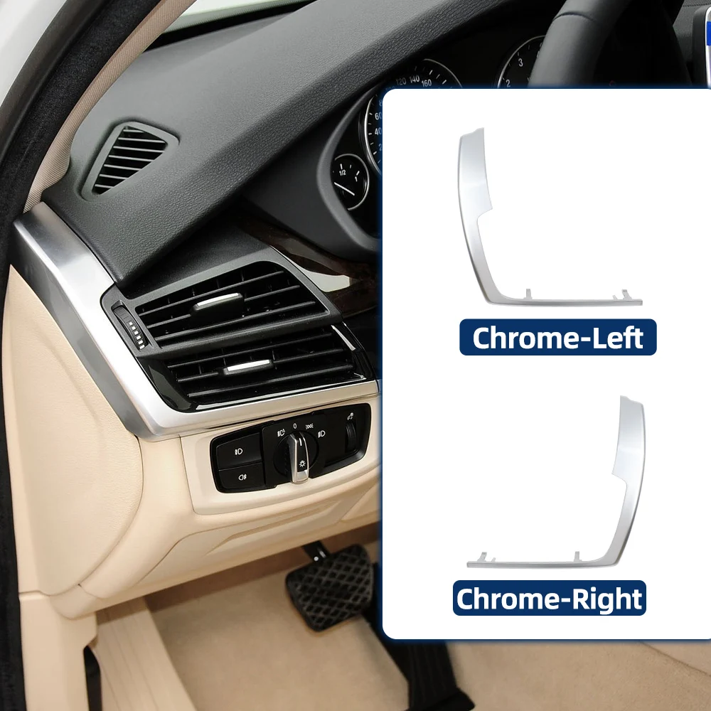 

F15 F16 Модификация воздуховыпускного отверстия Покрытие пластина для X5 X6 X5M X6M Передняя центральная усиленная декоративная полоса Решетка свежего воздуха для BMW