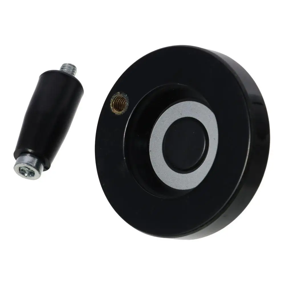 Flexible Operation Bakelite Hand Wheel Black 8mm / 0.32