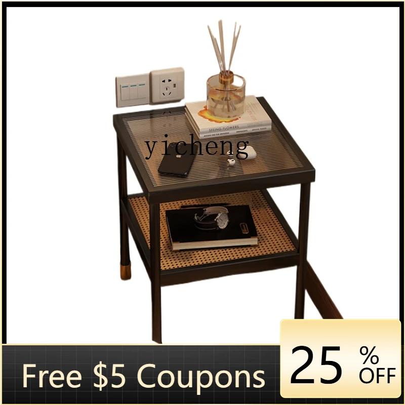 

YFY simple bedroom bedside table household living room coffee table light luxury high-end sofa side table modern simple shelf