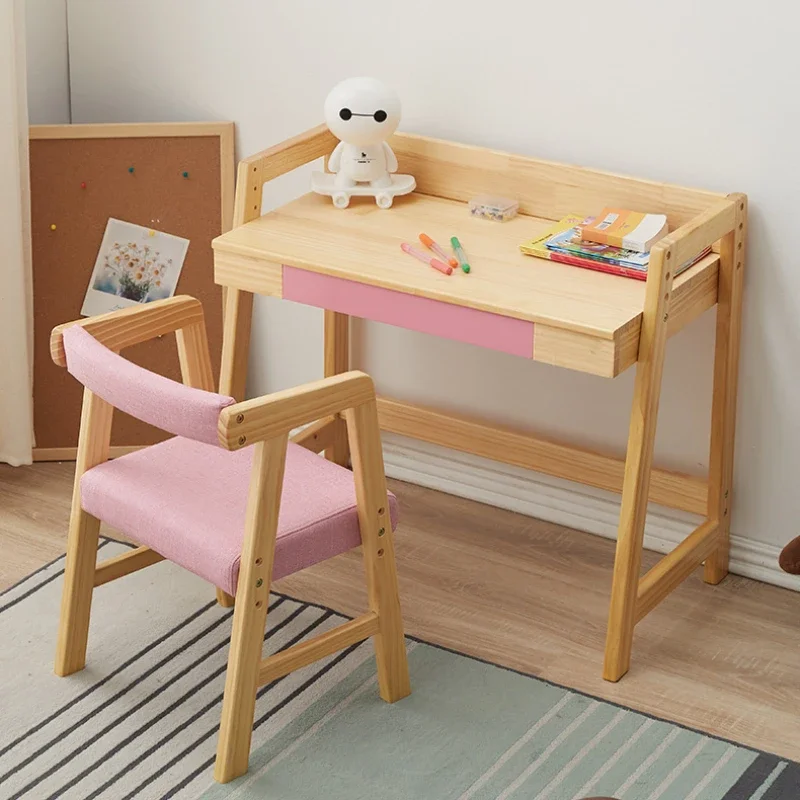 Children Study Desk Child Chair Kids Furniture Table Supplies Set Tables Elementary Room Mesa Y Silla Infantil Student Small