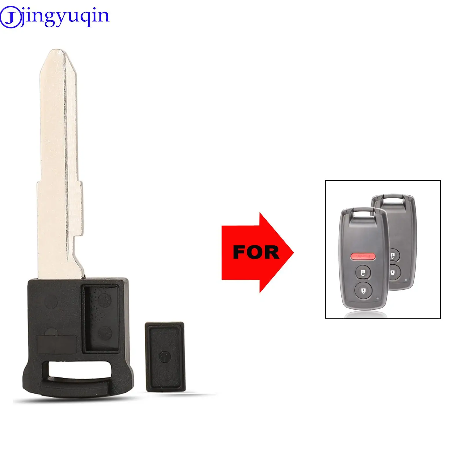 jingyuqin 10ps Smart Card Insert Small Key For Suzuki Swift SX4 Grand Vitara Remote Keydiy Replacement Car Key Uncut Blank Blade