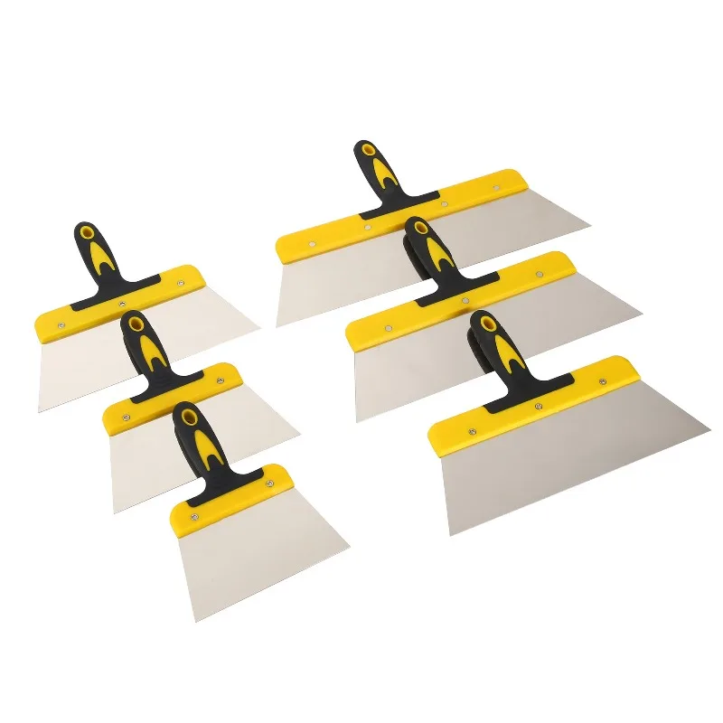 Arc-Shape Shovel Putty Knife Scraper Hand Tool For Drywall Finishing Plaster Trowel Scraper Putty Tool Plastic Curved Shovel