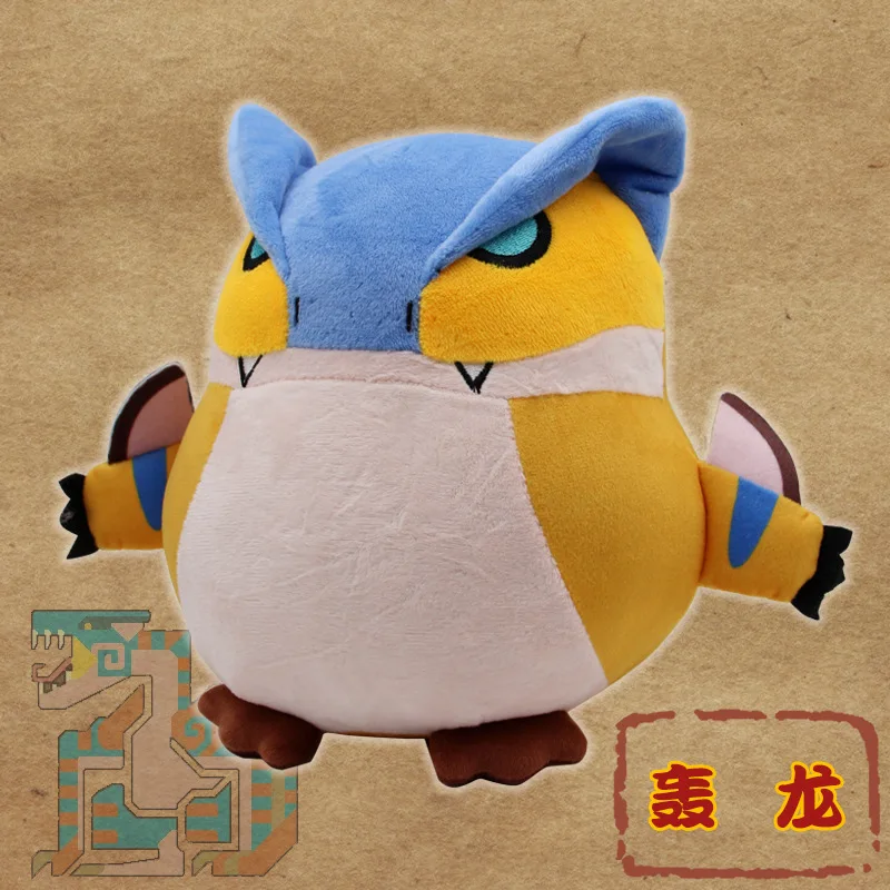 7styles 20cm game Anime Monster Hunter dragon cute dinosaur Short plush Action Figure Model Doll Ornaments Collections Toy kids