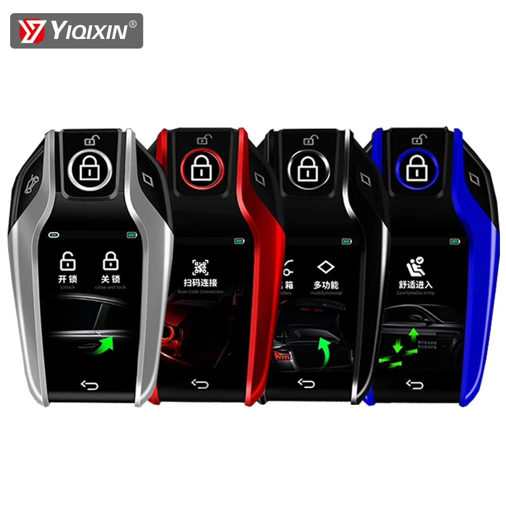 Chiave per auto remota intelligente con schermo LCD universale modificato per Mercedes Benz BMW Audi Ford Toyota Honda Hyundai KIA Lexus Nissan No Logo