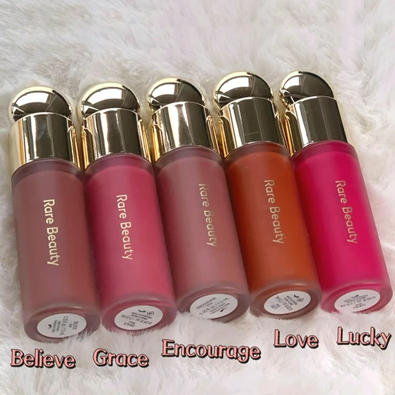 نادر الجمال أحمر الشفاه أحمر الخدود كريم عيون السائل أحمر الخدود مقاوم للماء الرطوبة الوجه كونتور الظل أحمر الخدود السائل أحمر الخدود طبطب ماكياج #2