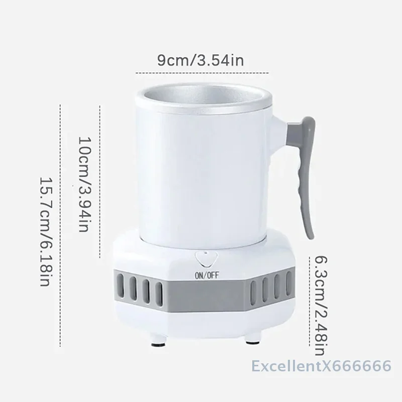 Mini Quick Beer Cooling Cup Ice Maker Machine Fast Cooler Electric Refrigeration Beverage Office Dormitory Home Appliance