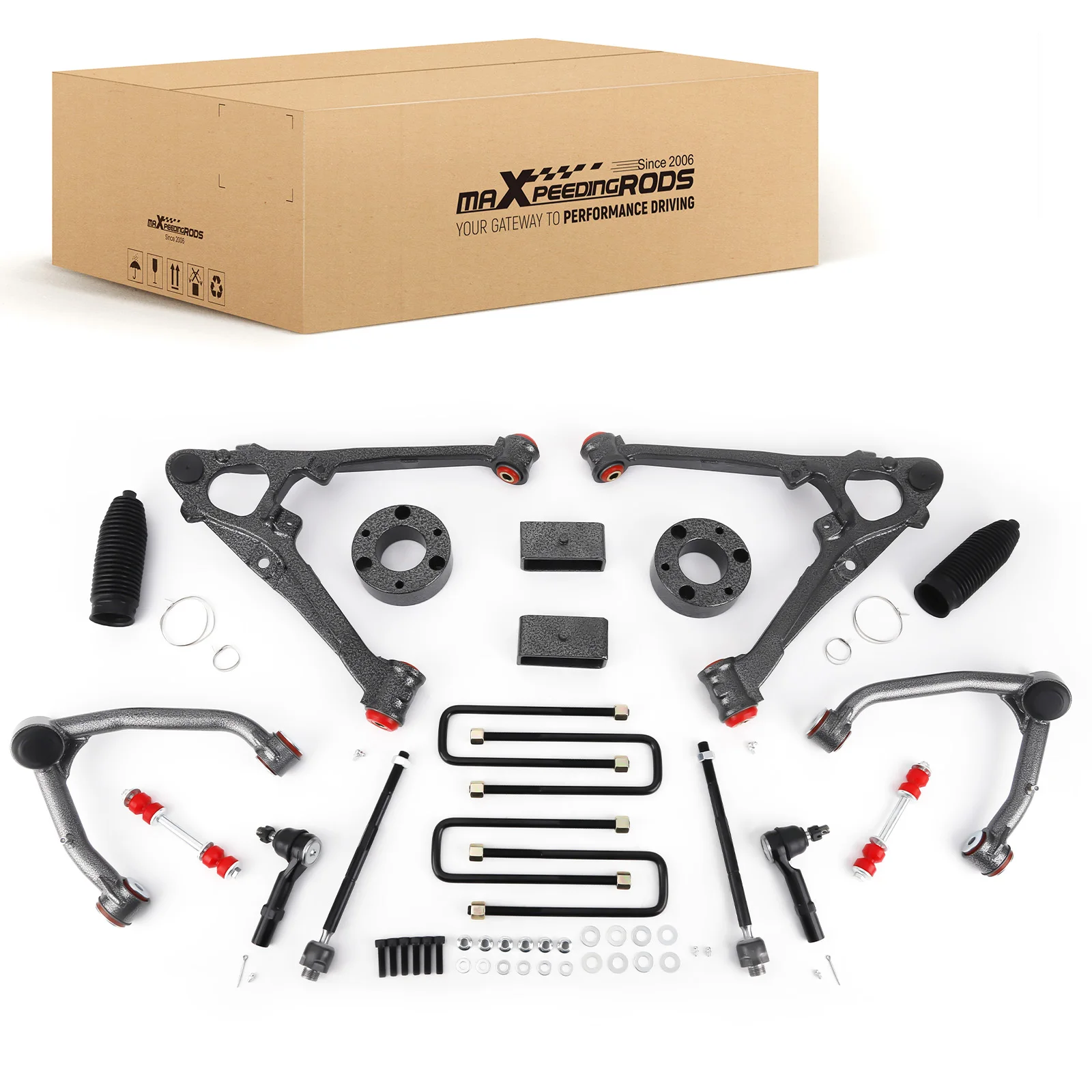 

13x Front Upper Lower Control Arms for 2007-2013 Chevrolet Suburban 1500 5.3L