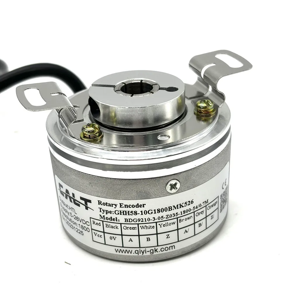 BDG9210-3-05-Z035-1800-54/0.7M Replacement Rotary Encoder GHH58-10G1800BMK526 HTL Output 5-26v1800ppr