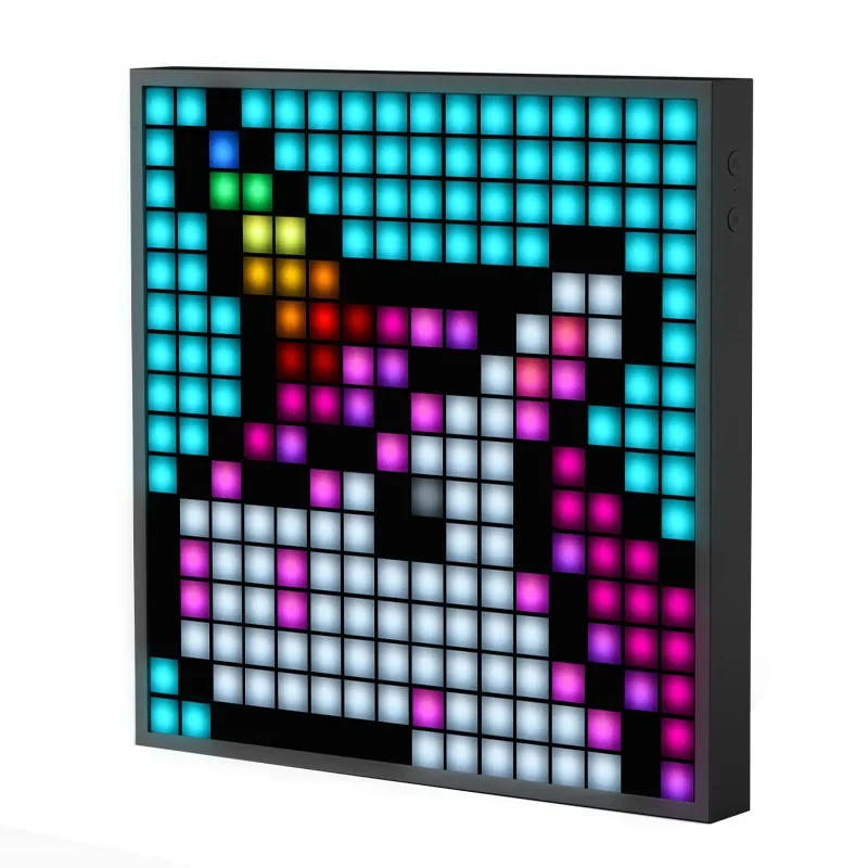 Divoom PIXOO VJ  Digital Photo Frame with 16*16 Pixel Art LED Screen BT  Wall Hanging Stage Bar Home Decoration