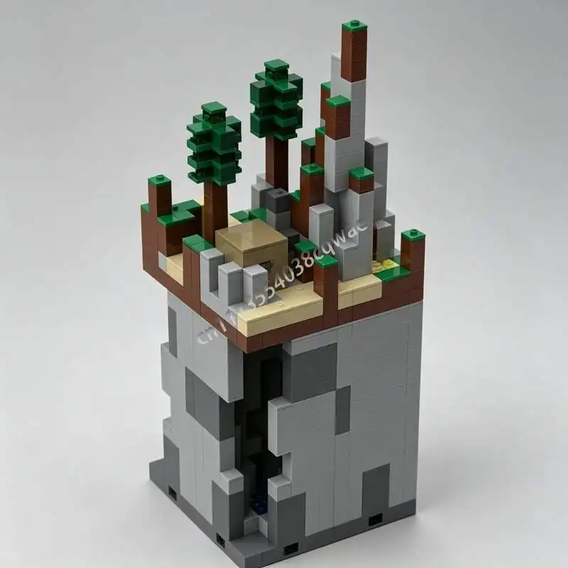 2627Parts Not So Micro World Game Scene Tower Architecture MOC Custom Puzzles Creative DIY Assembly Educational Building Blocks