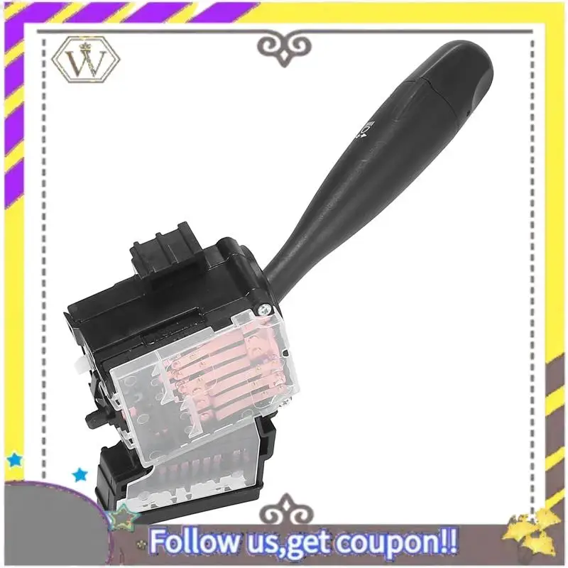 

ABXV-Car Headlight Turn Signal Light Switch Combination 93410-1G000 For Hyundai Accent Kia Rio Rio5 1.6L 2006-2011 934101G000 Pa
