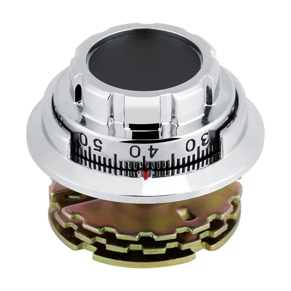 Metal Construction Combination Lock Digit Combination Durable Disc Dial Combination Lock Security Padlock Document Cabinet