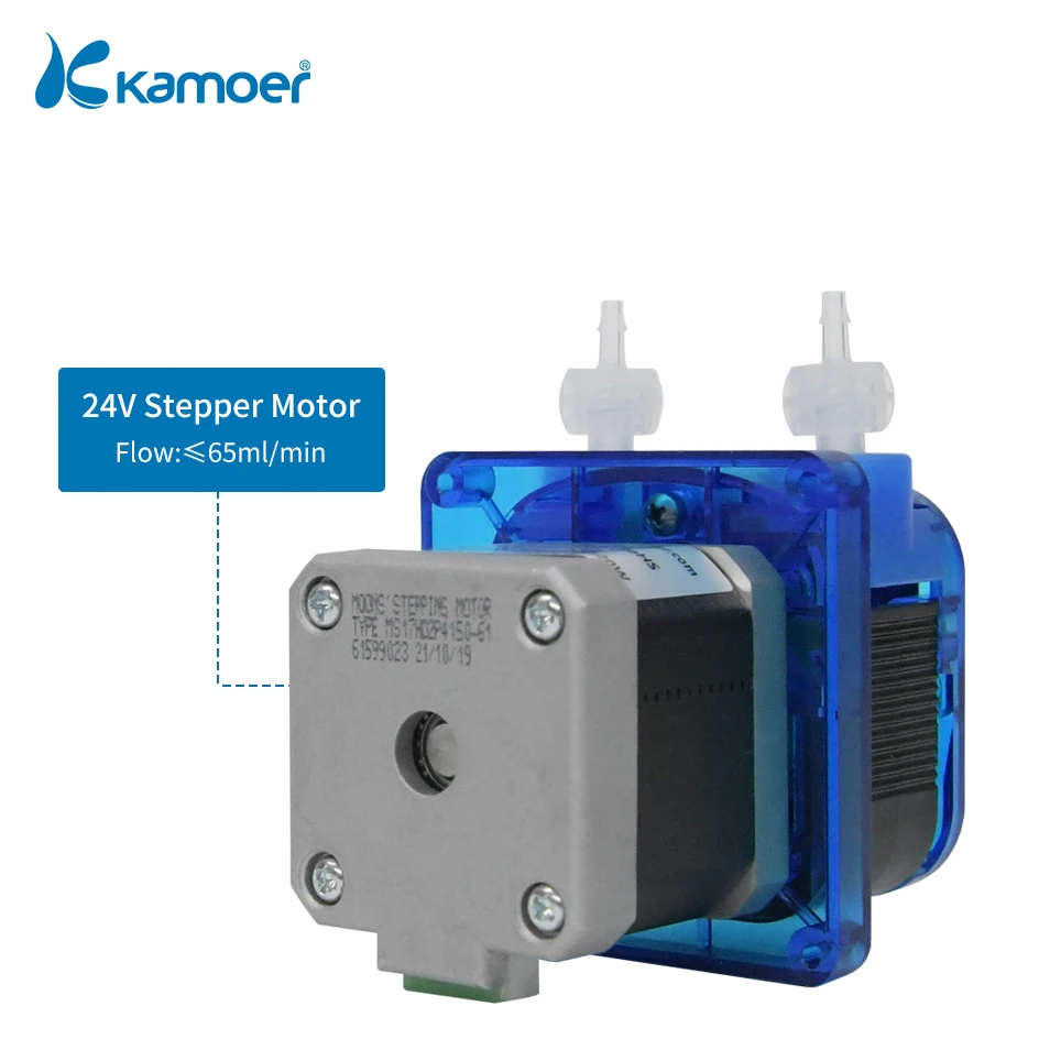 Imagem -06 - Bomba de Dosagem Peristáltica Kamoer-kpst Motor Deslizante Tubulação Simples e Dupla Fácil de Substituir 24v 3065 ml Min