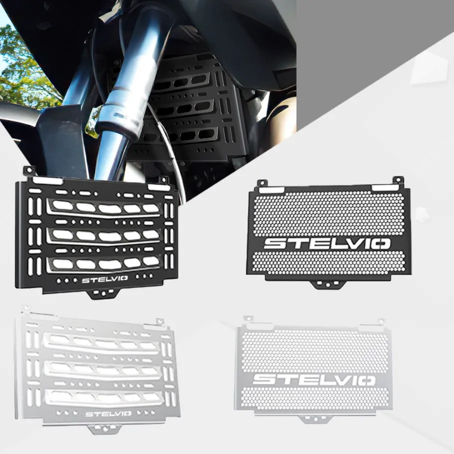 

For Moto Guzzi Stelvio 1200 2008 2009 2010 Stelvio1200 Radiator Guards Motorcycle Radiator Grille Guard Cover Protection Parts