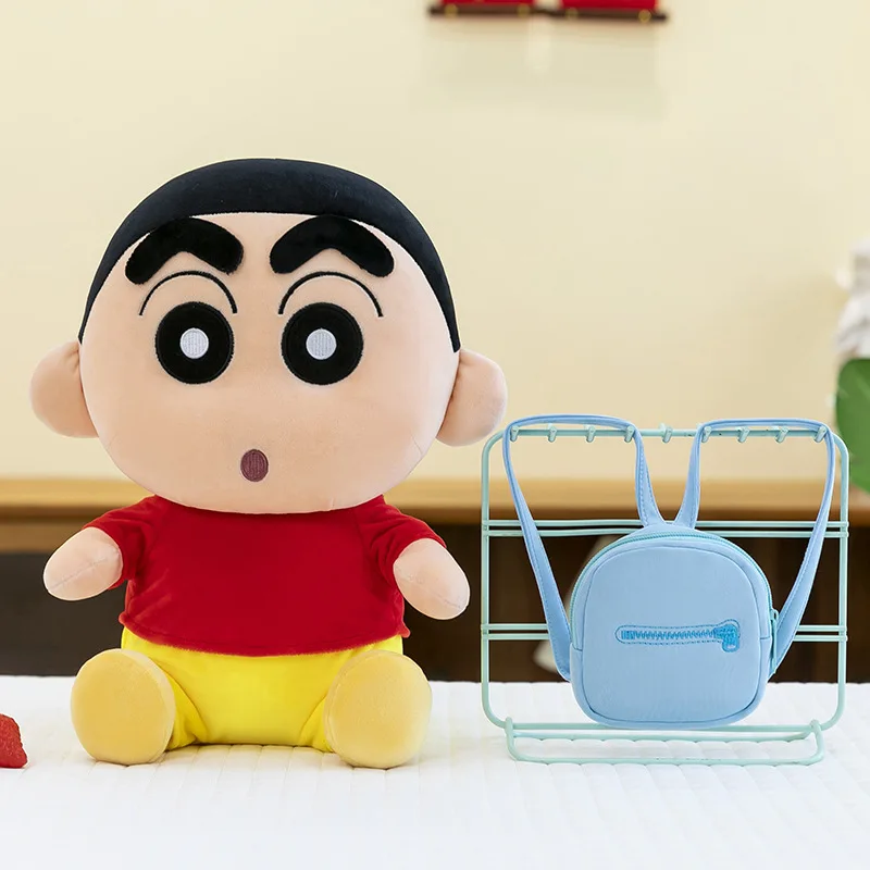 

25cm/30cm/40cm Plush Kawaii Anime Crayon Shin-chan Plush Toy Crayon Shin-chan Plushies with bag Shin-chan Stuffed Doll Gifts